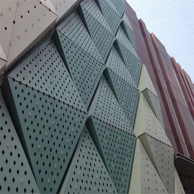 comprar 0.5 mm-5.0 mm painel perfurado de alumínio para fachada de edifícios residenciais online manufacture