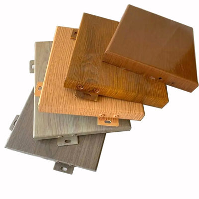 comprar Painéis de parede de cortina de alumínio 1.0 mm-6.0 mm Folha de madeira de alumínio para decoração de fachada online manufacture