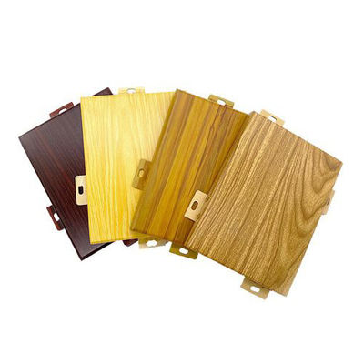 comprar Emulação de folhas de alumínio perfuradas de madeira 1,5 mm-6 mm de espessura para decoração de interiores online manufacture