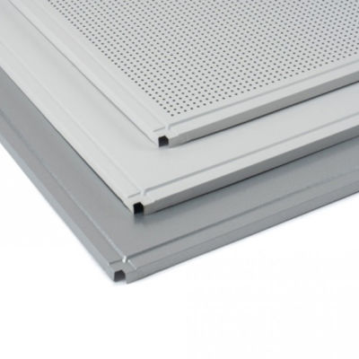 comprar 0.5mm 0.6mm 0.7mm 0.8mm 1.0mm Alumínio Folha de Tecto 300x300mm Ou 600x600mm online manufacture