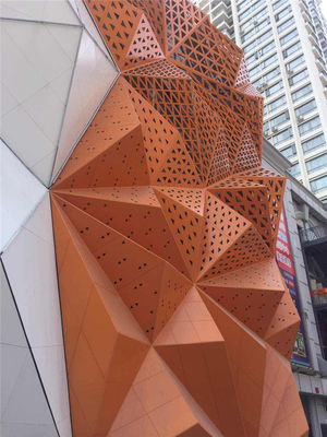 comprar Painel de parede de alumínio 3D sob medida para decoração exterior de edifícios modernos online manufacture