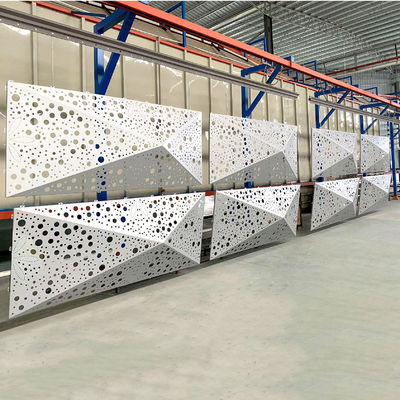 comprar Folha de alumínio de alta qualidade com padrões perforados para decoração de ecrã online manufacture