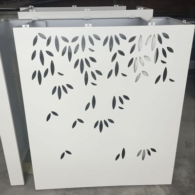 Painéis de folha de alumínio perfurados padrão personalizado para decoração estética de edifícios