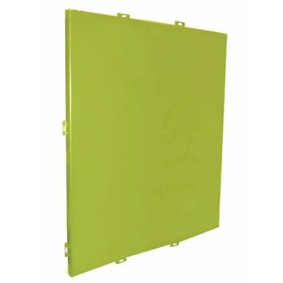 Panel de revestimento de parede de alumínio de fácil limpeza reciclável para envelope / decoração de fachada