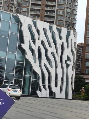 Novo exterior comercial decorativo exterior acp exterior material de fachada à prova de fogo painel revestimento exterior 3D revestimento de alumínio