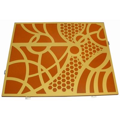 Painel de alumínio decorativo padronizado para revestimento e decoração de parede de chuva