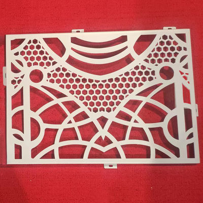 Painel de revestimento de parede de alumínio à prova de intempéries com padrões personalizados para revestimento e decoração de parede de cortina