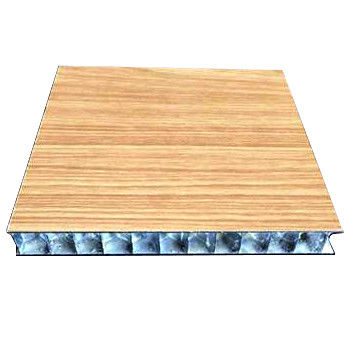 Painel composto de honeycomb de alumínio de alta resistência revestimento PVDF personalizável cores de madeira