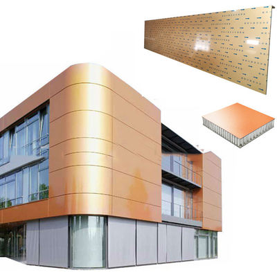 Tamanho máximo 2mx12m Grandes painéis de revestimento de honeycomb de alumínio para decoração de parede de cortina