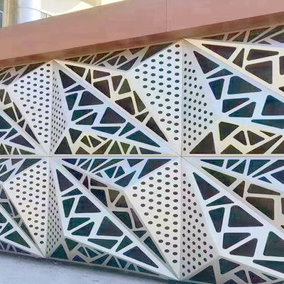 Painéis de alumínio 3D personalizáveis para revestimento e decoração de paredes interiores ou exteriores