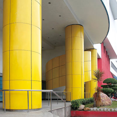 Painéis de alumínio especialmente decorativos para revestimento de paredes de colunas e cortinas exteriores